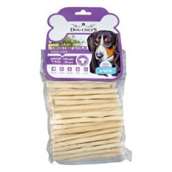Dog Chefs Burgulu Kalın Beyaz 100 lü Paket Köpek Ödülü - DOG CHEFS