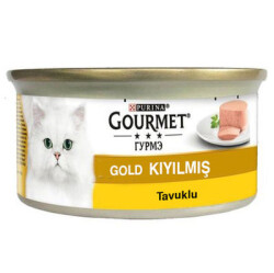 Gourmet Gold Kıyılmış Tavuklu Konserve Kedi Maması 85 Gr - GOURMET GOLD