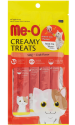 Me-O Creamy Treats Somonlu Ek Besin ve Kedi Ödülü 60 Gr ( 4 x 15 Gr ) - ME-O