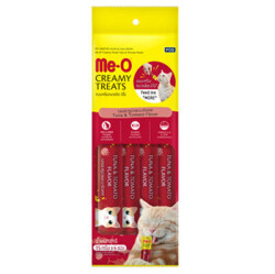 Me-O Creamy Treats Ton Balığı ve Domates Ek Besin ve Kedi Ödülü 60 Gr ( 4 x 15 Gr ) - ME-O