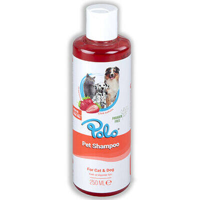 Polo 6400 Çilek Kokulu Kedi ve Köpek Şampuanı 250 ML - 1