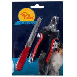 Polo 6830 Köpek Tırnak Makası ve Törpü Seti ( 16,5 x 5 Cm ) - POLO