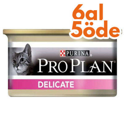 Pro Plan Delicate Hassas Hindi Etli Kedi Konservesi 85 Gr - 6 Al 5 Öde - 1