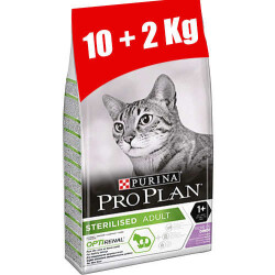 Pro Plan Kısırlaştırılmış Hindi ve Tavuk Kedi Maması 10 + 2 Kg (Toplam 12 Kg) - PRO PLAN