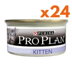 Pro Plan Kitten Tavuk Etli Yavru Kedi Konservesi 85 Gr ( 24 Adet x 85 Gr ) - PRO PLAN