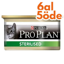 Pro Plan Sterilised Ton ve Somonlu Kısırlaştırılmış Kedi Konservesi 85 Gr - 6 Al 5 Öde - PRO PLAN