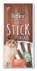 Reflex Cat Stick Somon Etli Tahılsız Kedi Ödül Çubukları 5 Gr x 3 Stick - REFLEX