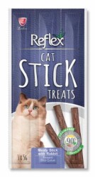 Reflex Cat Stick Tavşan Etli Tahılsız Kedi Ödül Çubukları 5 Gr x 3 Stick - REFLEX