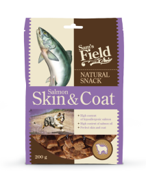Sam´s Field Natural Snack Salmon Skin & Coat 200 g - SAMS FIELD