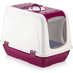 Şenyayla 5092 Kapalı Büyük Boy Kedi Tuvaleti Bordo - ŞENYAYLA