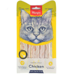 Wanpy Tavuk Etli Likit Creamy Kedi Ödülü 5 x 14 Gr - WANPY